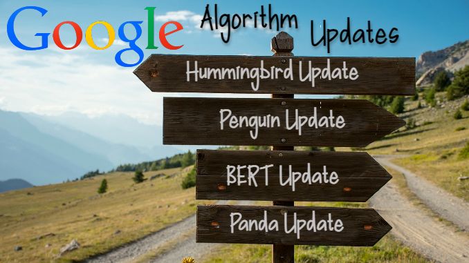 Google Algorithm Updates History